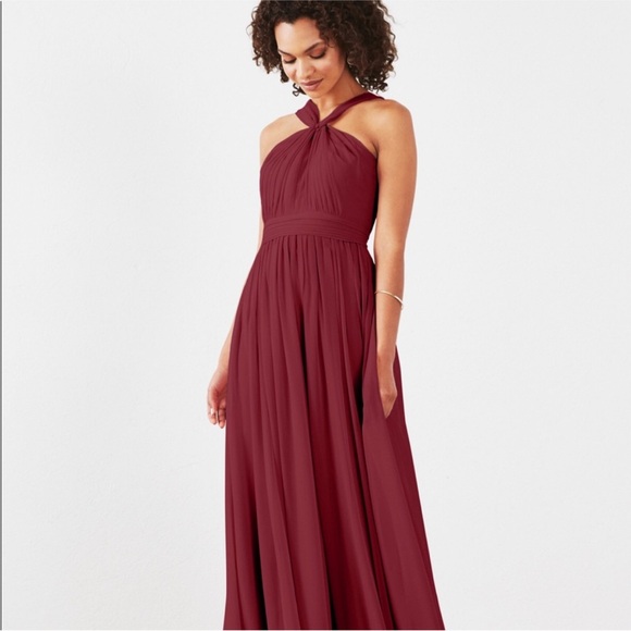 Weddington Way Cora Maxi Dress in Cabernet, Size 4 - Picture 3 of 10